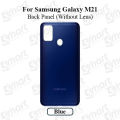 Samsung Galaxy M21 Back Housing Frame / Back Panel / Backshell Without Camera Glass With Proper Logo. 