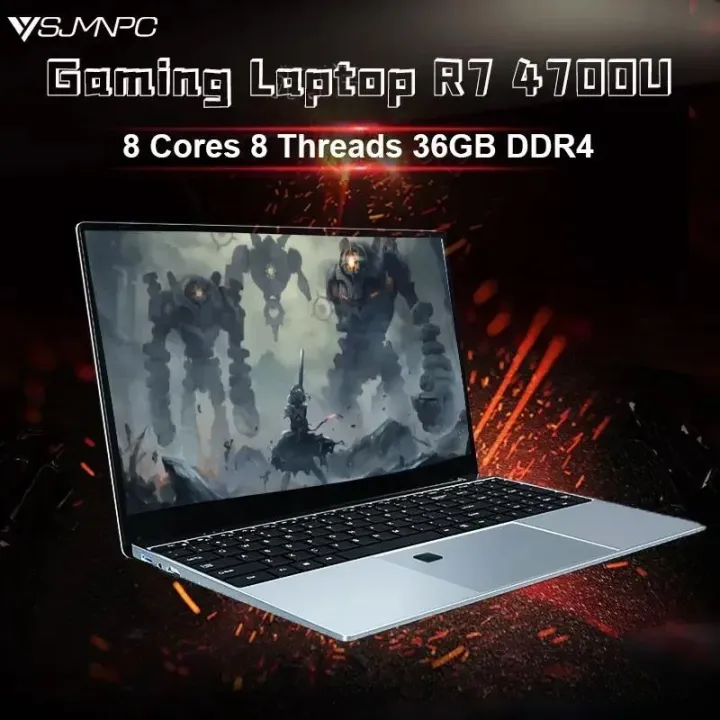 2024%20Ultrabook%20Laptop%2015.6%20inch%20AMD%20R7%204700U/R5%204500U%20Backlit%20Keyboard%20Windows%2036GB%20DDR4%202TB%20Fingerprint%20Unlock%20Gaming%20Notebook%20-%20Image%202