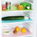 4pcs Refrigerator Pad Antibacterial Antifouling Mildew Moisture Pad Waterproof Refrigerator Mats. 