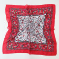 Pareo Ukrainian Slavic Russian Scarf Headscarf Ethnic Floral Women Hair Wrap Hijab 70cm Cashew Retro Muslim Bandana Kerchief Moonlight Shines.