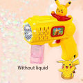 Children Bubble Gun Toy Stitch Fully Automatic Bubble Machine Bubbles Gun Outdoor sand Game Fantasy Toy for Boys Girls Gifts. 