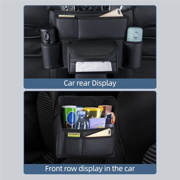 1%20PCS%20Car%20Storage%20Pocket%20Between%20Seats%20with%20Cup%20Holder%20Car%20Tissue%20Holder%20Multipurpose%20Black%20-%20Image%204