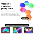Hexagon Lights Affordable Price In Bangladesh Zymak H52 Hexagon RGB Lights Gaming Room Wall Decoration Hexagonal LED RGB Gaming Lights Night Light. 