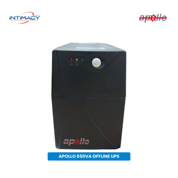 APOLLO 650VA 300W Offline UPS - Black