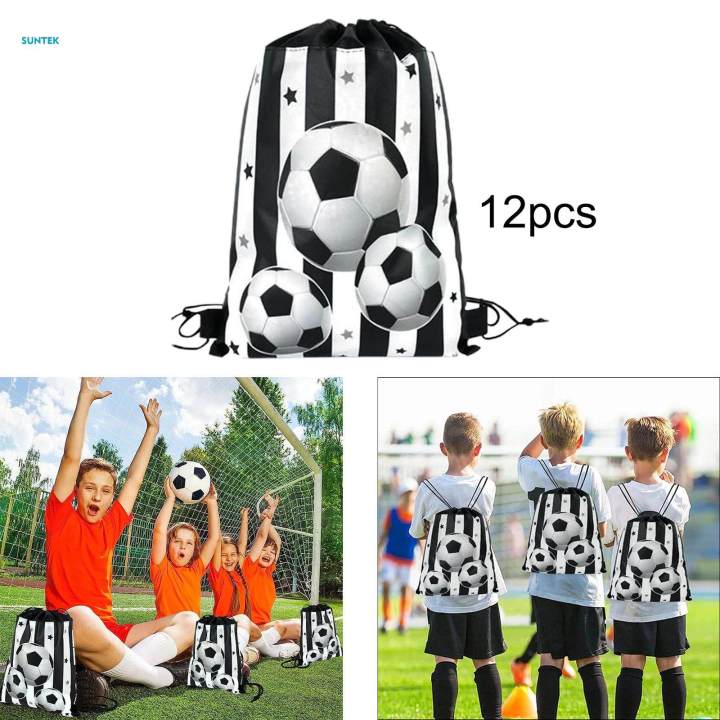 12x Drawstring Bag Outdoor for Swimming Gears Football Sporting Accessories