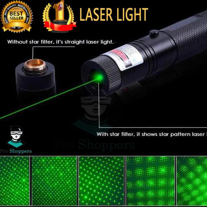 Rechargeable Green Laser Pointer Pen Visible Beam Light Lazer