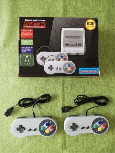 SNES 8 Bit Mini Retro TV Game Console Built-in 620 Class Games With 2 Controllers For Super Nintendo US/EU/UK/AU Plug
