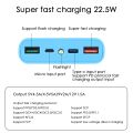 18650 Battery Power Bank Box 22.5W Fast Charging LCD Display 20000MAh Power Board for 6X18650 Battery Powerbank Case A.