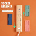 Socket Holder Plug Fixer Wall-mounted Power Strip Holders Sticker Holder_Jess Gadget. 