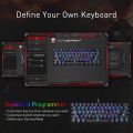 Darmoshark Motospeed CK61 Mechanical Keyboard 61 Key RGB Backlit USB Wired Office Gaming Keyboard Red Switch For Computer Laptop. 