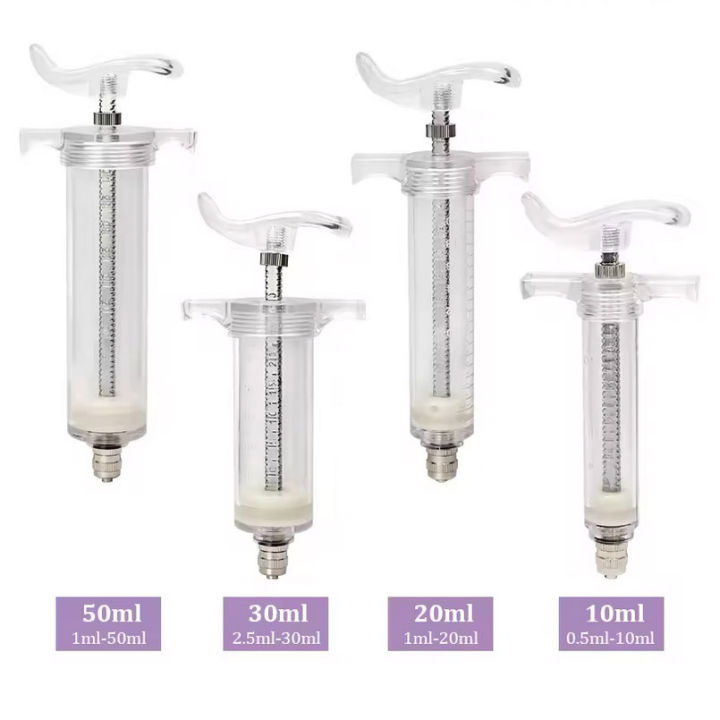 20ml%20Animal%20Nylon%20Syringe%20for%20Cow%20Poultry%20Chicken%20Cattle%20Sheep%20injector%20and%20Bird%20Hand%20Feeding%20Transparent%20Syringes%20Vet%20Tools%20Reusable%20Veterinary%20Stainless%20Steel%20Syringe%20Hypodermic%20-%20Image%204
