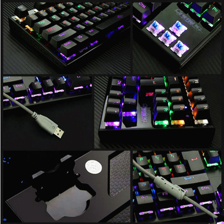 87%20keys%20e-sports%20gaming%20luminous%20keyboard%20USB%20wired%20blue%20axis%20Internet%20caf%C3%A9%20gaming%20keyboard%20K28%20mechanical%20keyboard%20-%20Image%203