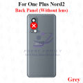 For onePlus Nord 2 Back Panel/Backshell/ Casing +Camera Lens  With Logo-All Colors Available. 