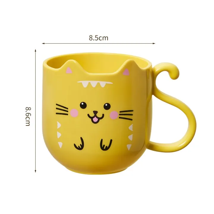 Cute%20Cat%20mug%20Cartoon%20Thickened%20Cup%20Plastic%20mugs%20-%20Image%209