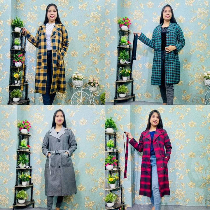 Splendid Trendsetter -Upscale Living -Winter Collection Long & Heavy Overcoat Made by Microfiber for Women- Inventive Choice