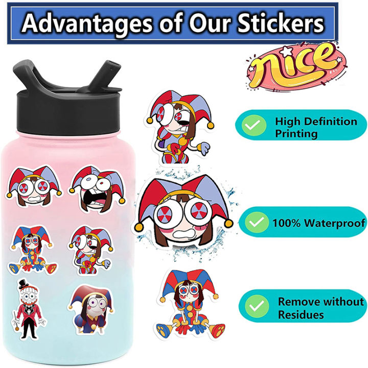 56pcs%20DIY%20Waterproof%20Sticker%C2%A0Funny%20Cartoon%20The%20Amazing%20Digital%20Circus%20Stickers%20brave%20-%20Image%206