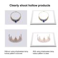 PULUZ Lightbox Shadowless Lamp Set Photography Light Box Adjustable LED Brightness Jewelry Shoot Tent with 12 Colors Backdrops. 