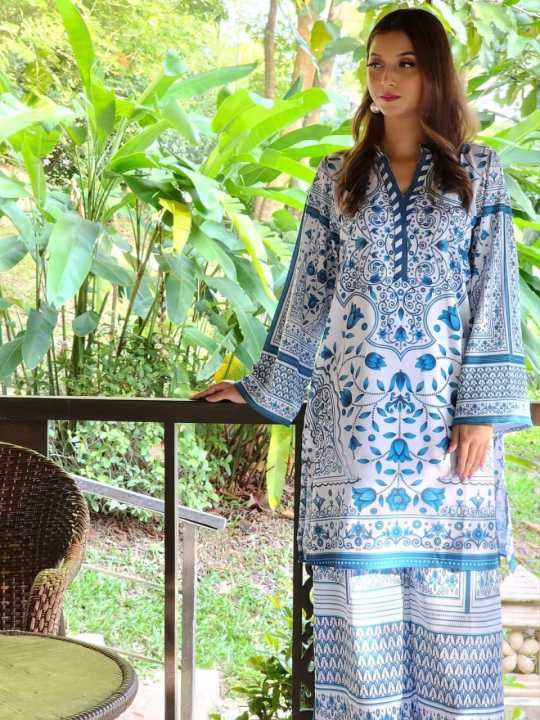 New%20Exclusive%20Pakistani%20Silk%20Two%20Piece%20Printed%20Salwer%20Kameez%20For%20Women%20Girls%20-%20Image%202