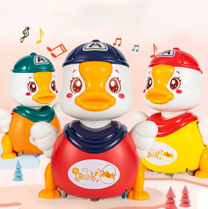 360 Degree Rotating Swing Cute Duck Toy