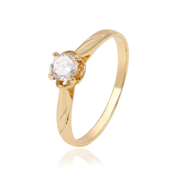 13957-fashion jewelry manufacturer 18k gold single stone mens gold