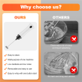 Handheld Electric Coffee Mixer Frother Egg Beater With Cover. 