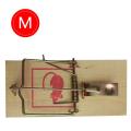 1 Pc S/M Reusable Wooden Mouse Traps Bait Mice Rat Catching Rodent Mousetraps Bait Snap Spring Rodent Catcher Pest Control（M）. 
