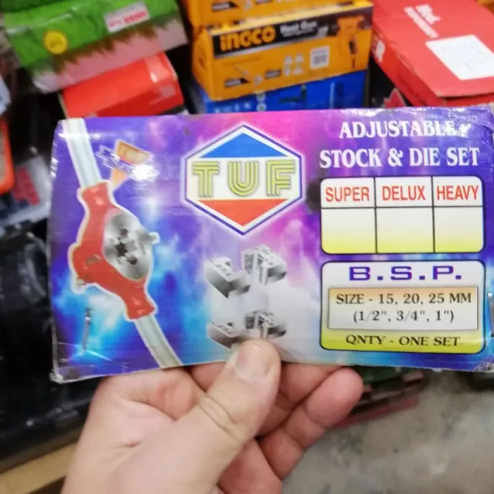 Pipe%20Threading%20Die%20Set%201/2",%203/4",%201"%20Ratchet%20Die%20Stock,%20Adjustable%20Stock%20&%20Die%20Set%20Heavy%20duty%20as%20a%20picture%20-%20Image%208