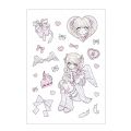 Panda Korean Stickers Character Stickers Cute Girl Handbook Stickers Decoration DIY.