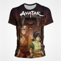 Avatar The Last Airbender Short Sleeve T shirt men boys fashion cartoon oversized T shirt summer casual loose male clothes 4XL. 
