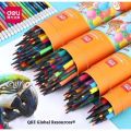 DELI 7073-24 Eraseable Color Pencils 24 Pcs.