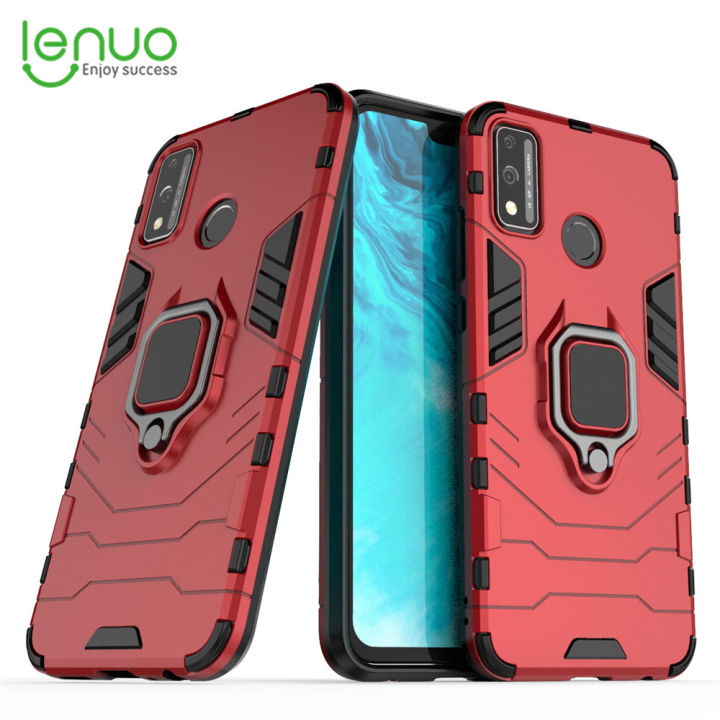 Lenuo%20Phone%20Case%20for%20Huawei%20Honor%209X%20Lite%20Silicone%20PC%20Metal%20Ring%20Holder%20Cover%20-%20Image%202