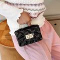 Mini Jelly Handbag with Pearl Handle - PU Leather Crossbody Bag for Women and Girls.