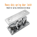 QUANBU 4Pcs Spring Loaded Door Easy Lock Stop Catch Release Clamp Double Roller Catch (Mp-4).