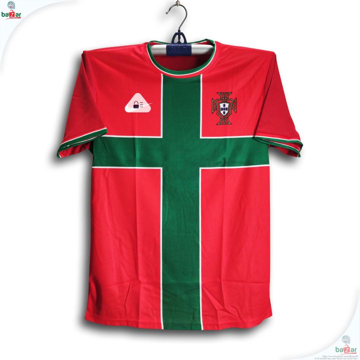 Portugal Short Sleeve Football Jersey For Men - Half Sleeve - Portugal Jersey 2026