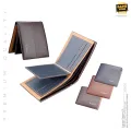 PU LEATHER WALLETS, SLIM SMART WALLET FOR MEN AND BOYS, STYLISH WALET WITH ATM MINI CARD HOLDER POCKETS RANDOM COLOR 1 PCS. 
