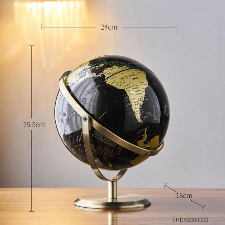 Retro World  Decoration Terrestrial  World Map  Modern Home Decor Geography Education Office Desk Accessories