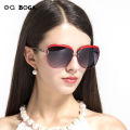 OQ BOGA 5 Styles Women Fashion Metal Full Rim Polarized Sunglasses Oval Frame Female Eye Protection Sun Glasses UV400. 