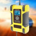 12V/24V 12A Universal Car Battery Starter Automotive Battery Charger Maintainer for Truck Car AGM Deep Cycle VRLA Pulse Repair.