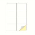 Multi-Purpose Printable White Matte Sticker Labels A4 20sheets for Laser/Inkjet Printers Self Adhesive 1/2/4/8 Labels Per Sheet. 