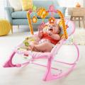 Infant to Toddler Rocker with sleeping sound/Baby Rocking Chair (Pink). 