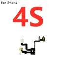 On / Off Flex Cable For IPhone 4S 4 4G Power Button Switch Volume Button Mute Ribbon Cable. 