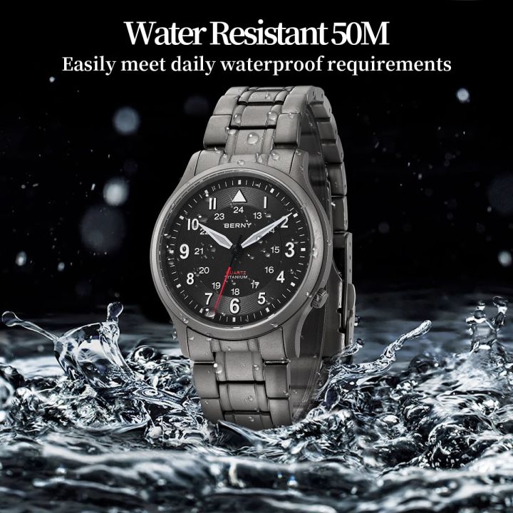 BERNY%20Titanium%20Men%20Watch%20Lightweight%20Sapphire%20Glass%20Super%20Luminous%205Bar%20Outdoor%20Casual%20Sport%20Field%20Quartz%20Pilot%20Wristwatch%20-%20Image%205