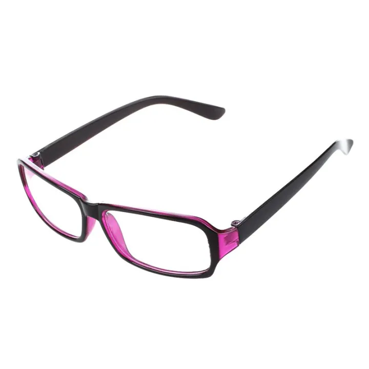 Plastic%20Full%20Rim%20Frame%20Clear%20Lens%20Glasses%20Spectacles%20Black%20Purple%20for%20Women%20Man%20-%20Image%202