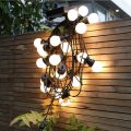 8M/13M G50 LED milky white ball light warm garland string light, suitable for outdoor decoration of wedding garden party--13M 20Bulbs--220V.