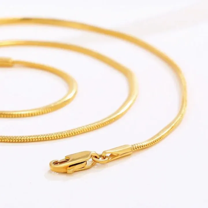 MxGxFam%20(%2050cm%2060%20cm%20X%201%20/%202%20mm%20)%20Small%20Snake%20Necklaces%20For%20Men%20Women%20Fashion%20Jewelry%2024%20k%20Pure%20Gold%20Color%20Lead%20and%20Nickel%20Free%20-%20Image%202