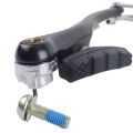 2pcs/set V Brakes Universal Bicycle Mountain Bike V-Brake Pads Clamp Parts Black 1pc.