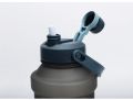 new 1800ml portable water cup straw bucket with novel shape ton bucket frosted space Cup large capacity color cup.