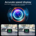 Universal Car HUD Y03 Head Up Display Speedometer KMH 2.8 Inch Big Font Digital Speed Meter Gauge Automotive Accessories. 