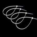 100pcs/bag cable tie Self-locking plastic nylon tie White Organiser Fasten Cable Wire Cable Zip Ties. 