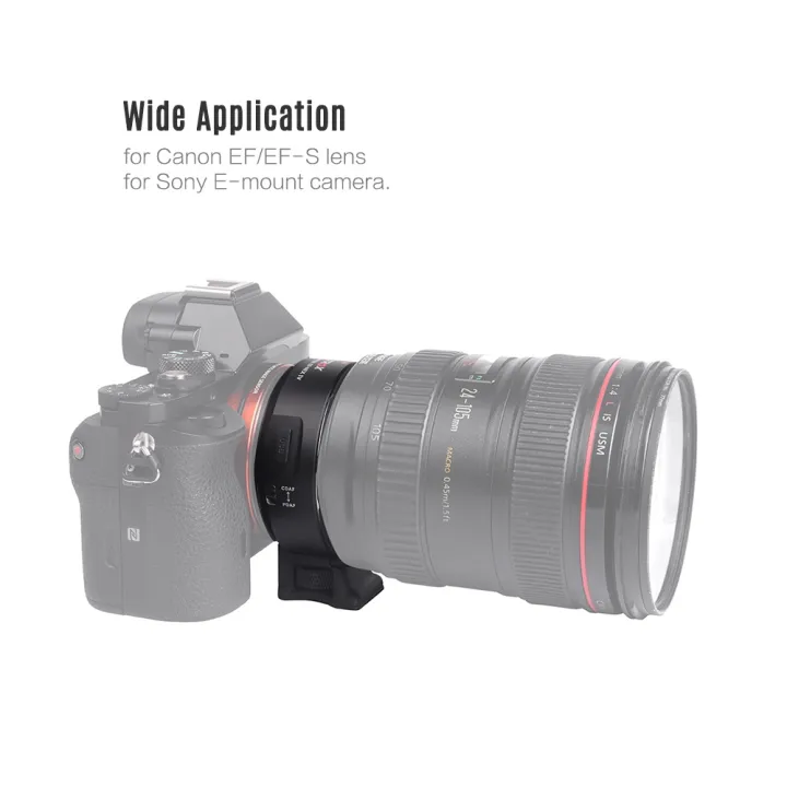 Viltrox%20EF-NEX%20IV%20Lens%20Mount%20Adapter%20Ring%20AF%20Auto%20Focus%20for%20EF/EF-S%20Lens%20Accessory%20Replacement%20for%20Sony%20E-mount%20A9%20A7%20A7R%20mk2%20A6300%20A6500%20with%20USB%20CDAF%20PDAF%20Switch%20-%20Image%203